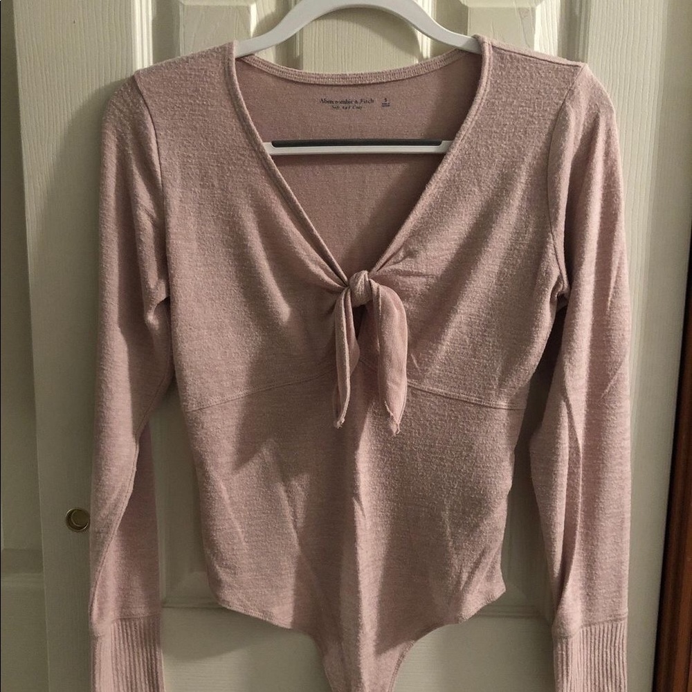 Blush Pink Abercrombie Bodysuit